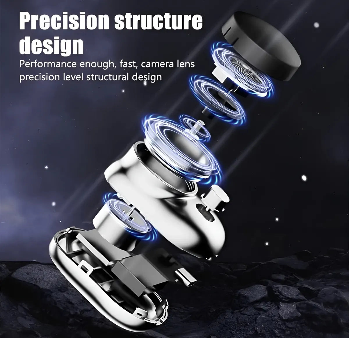 Afeitadora Eléctrica Portátil En Seco Y Húmedo