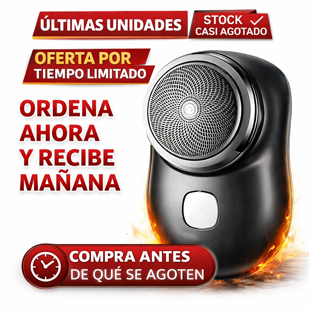 Afeitadora Eléctrica Portátil En Seco Y Húmedo