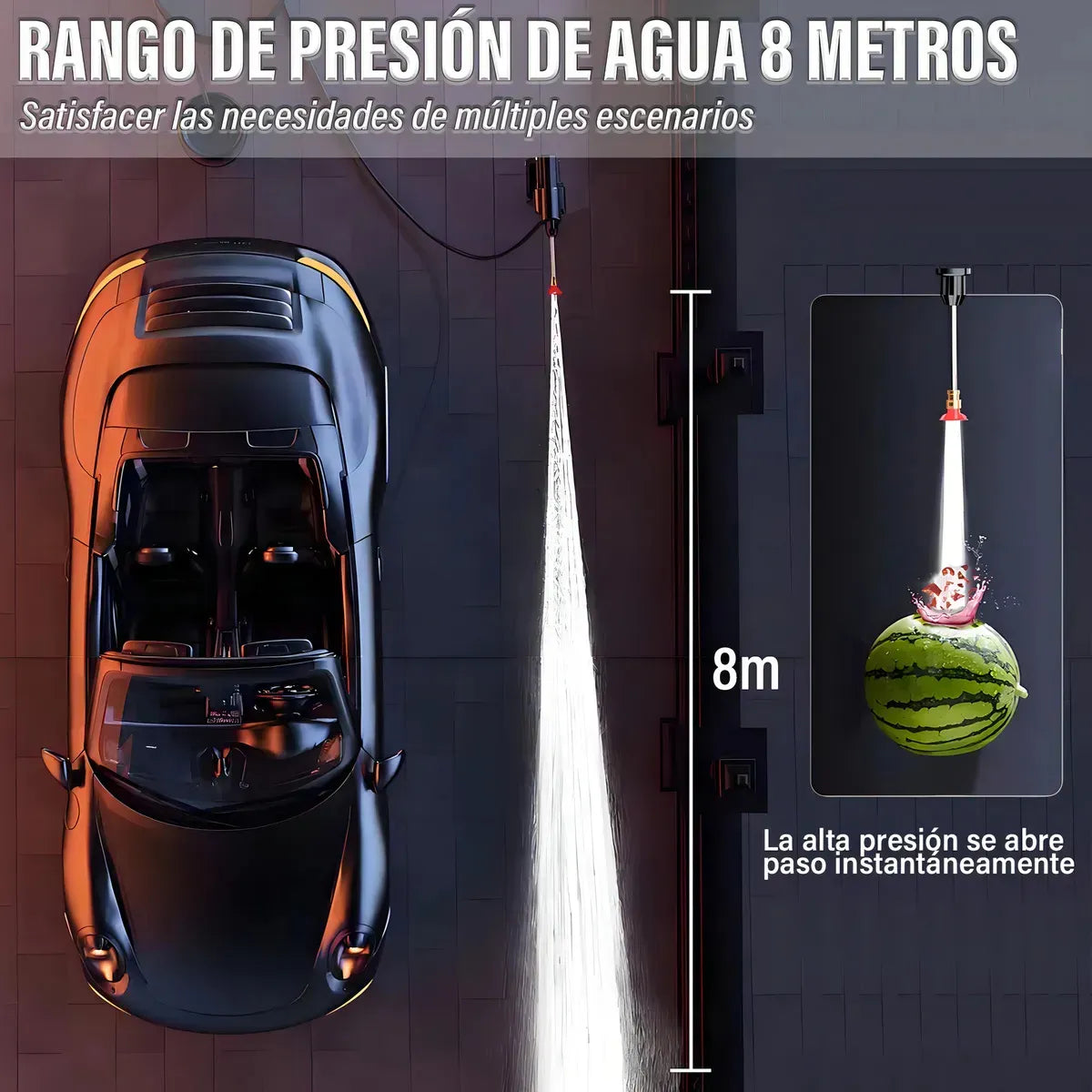 💦 Hidrolavadora Inalámbrica 48V con 2 Baterías: Potencia donde quieras