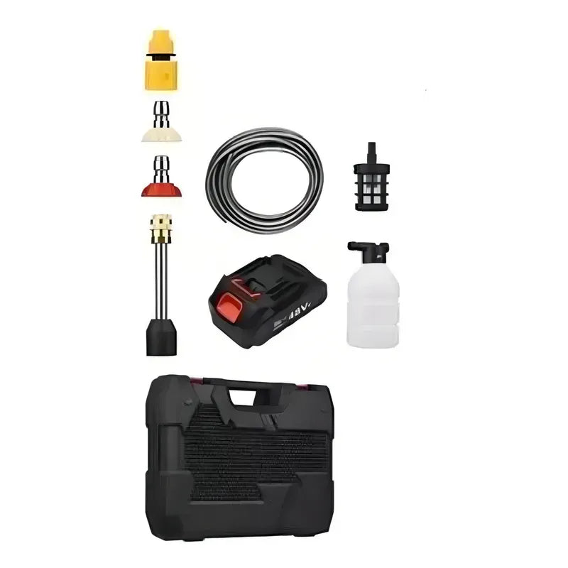 💦 Hidrolavadora Inalámbrica 48V con 2 Baterías: Potencia donde quieras