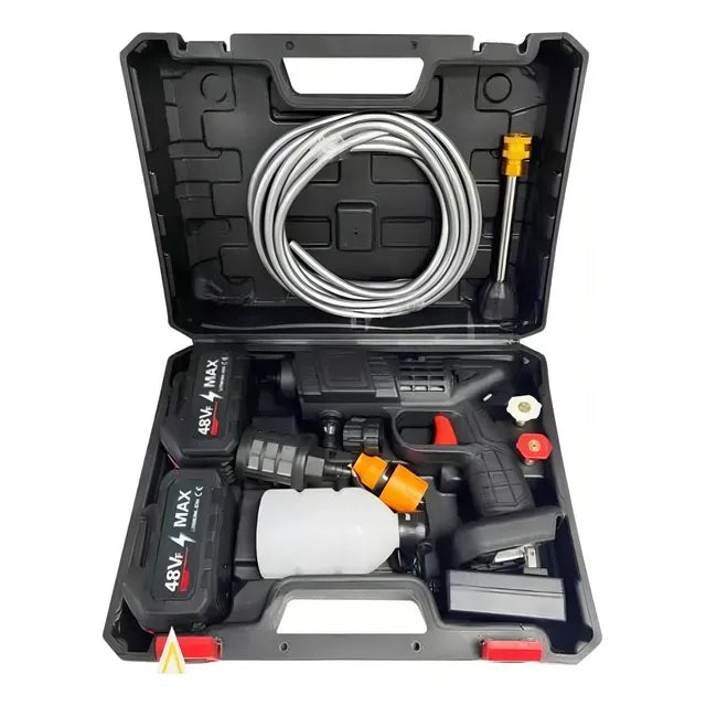 💦 Hidrolavadora Inalámbrica 48V con 2 Baterías: Potencia donde quieras